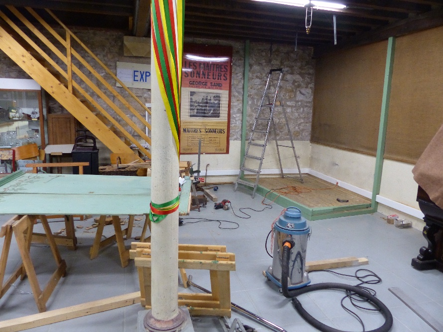 2 Pose du plancher le 12 janvier